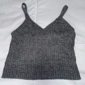 Auden Charcoal Ribbed Camisole